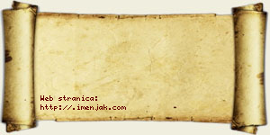 Ksenija Pejović vizit kartica